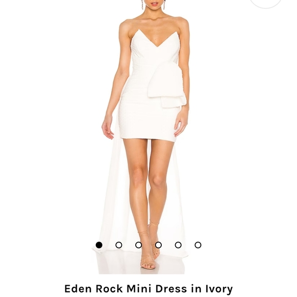 Eden Rock Mini Dress in Ivory - Katie May - Picture 7 of 8